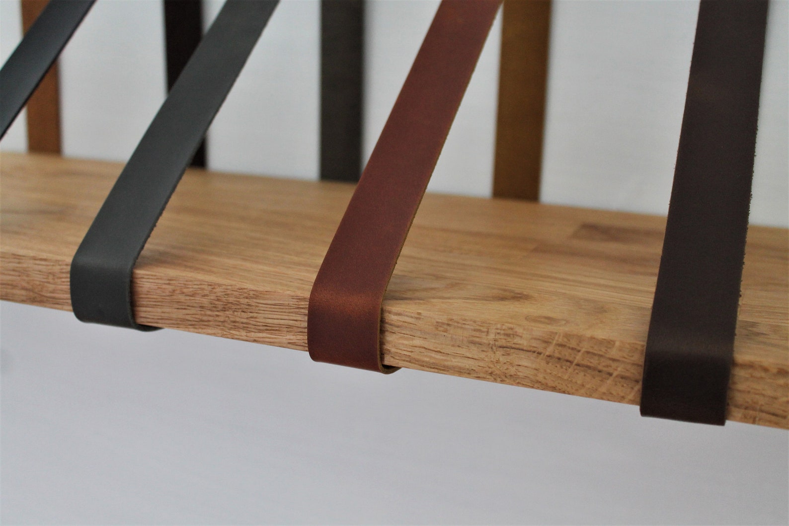 Leather Strap for Shelves Leather Shelf Strap Leather Wall Etsy