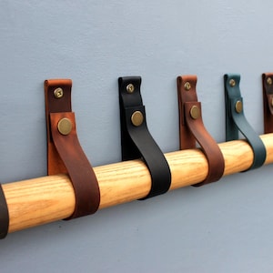 Leather Wall Strap | Leather Strap |  Leather Wall Hook | Bag Strap