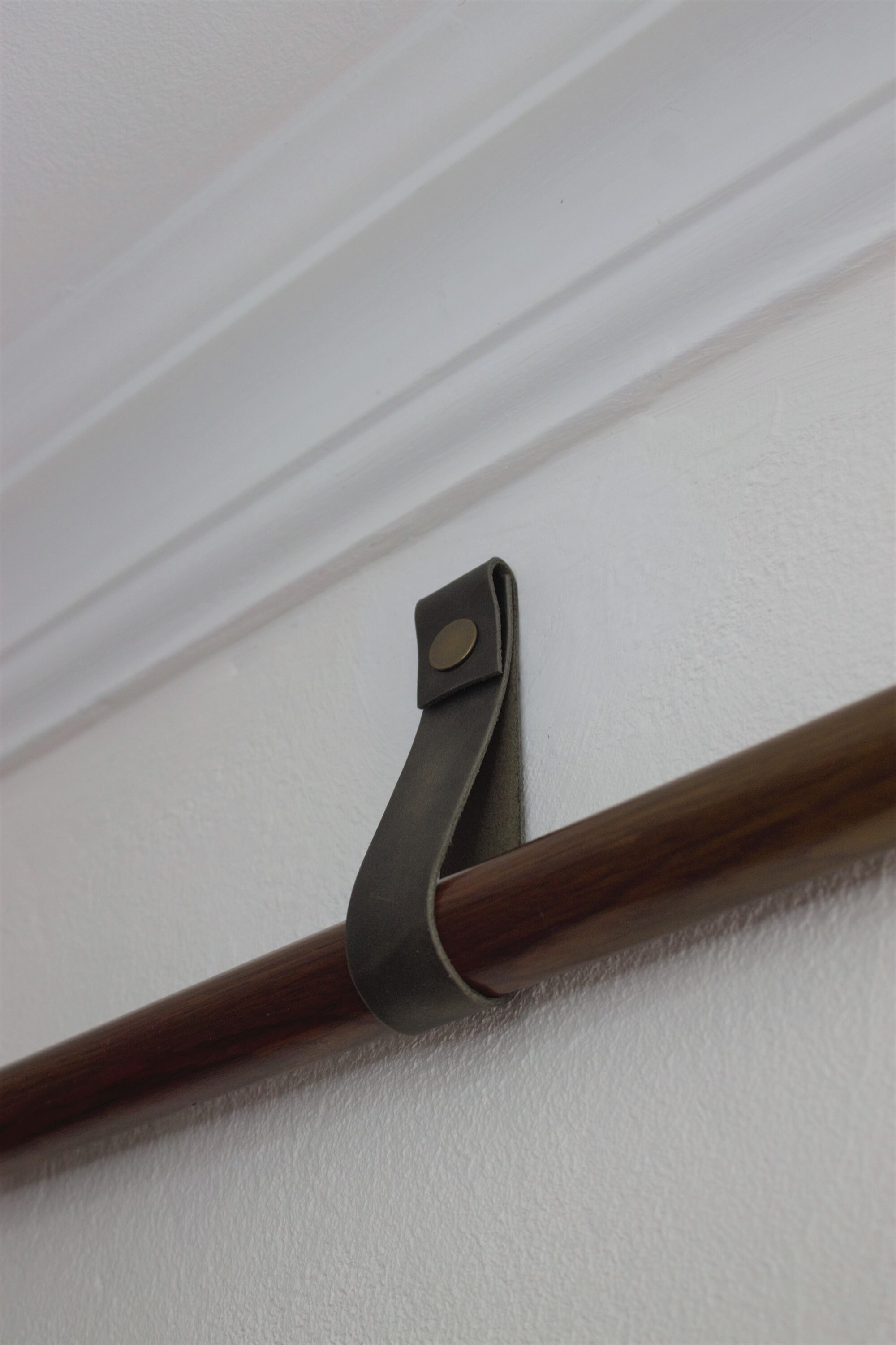 Leather Wall Strap leather Strap Hanger Leather Wall Hook Etsy