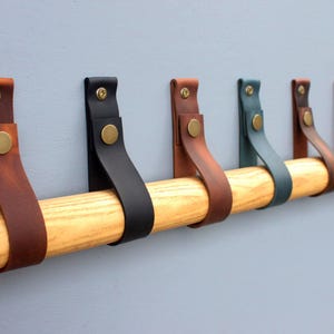 Leather Wall Hook Strap | Bag, Hat, Key Holder