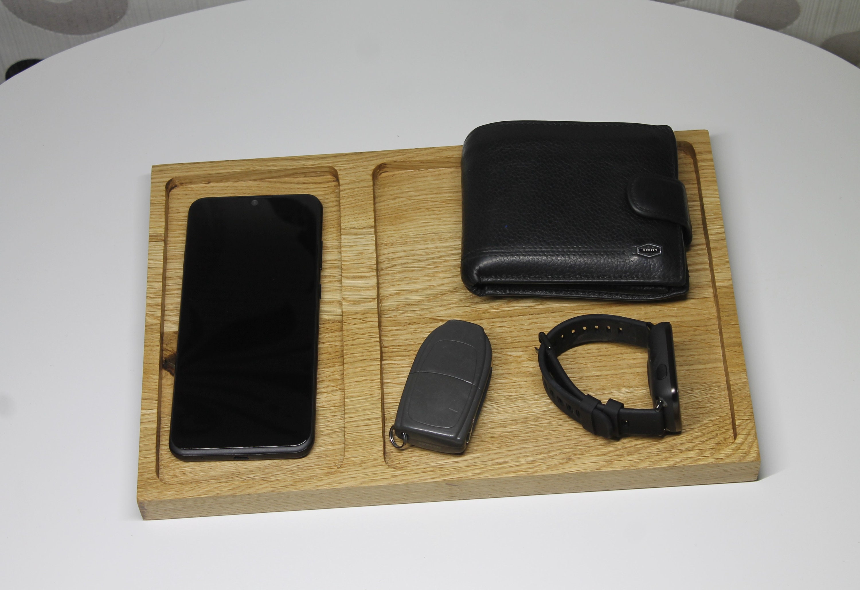 Wood Entryway Tray Wood Key Tray Oak Key Tray Etsy