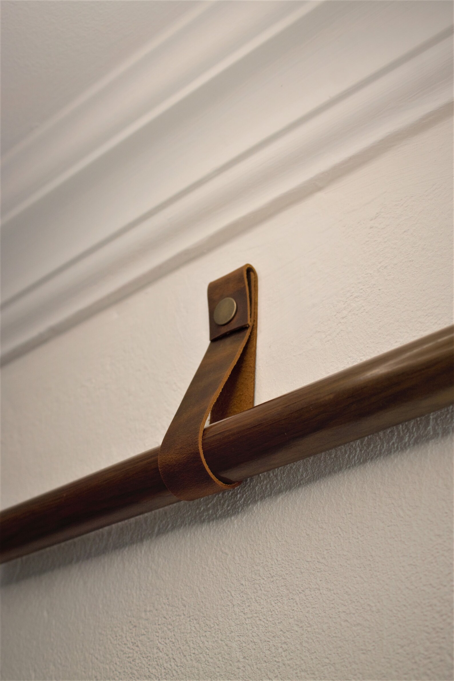 Leather Wall Strap leather Strap Hanger Leather Wall Hook Etsy