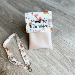 Pochette infirmière Pochette personnalisable Pochette médicale Pochette Aimantée image 1