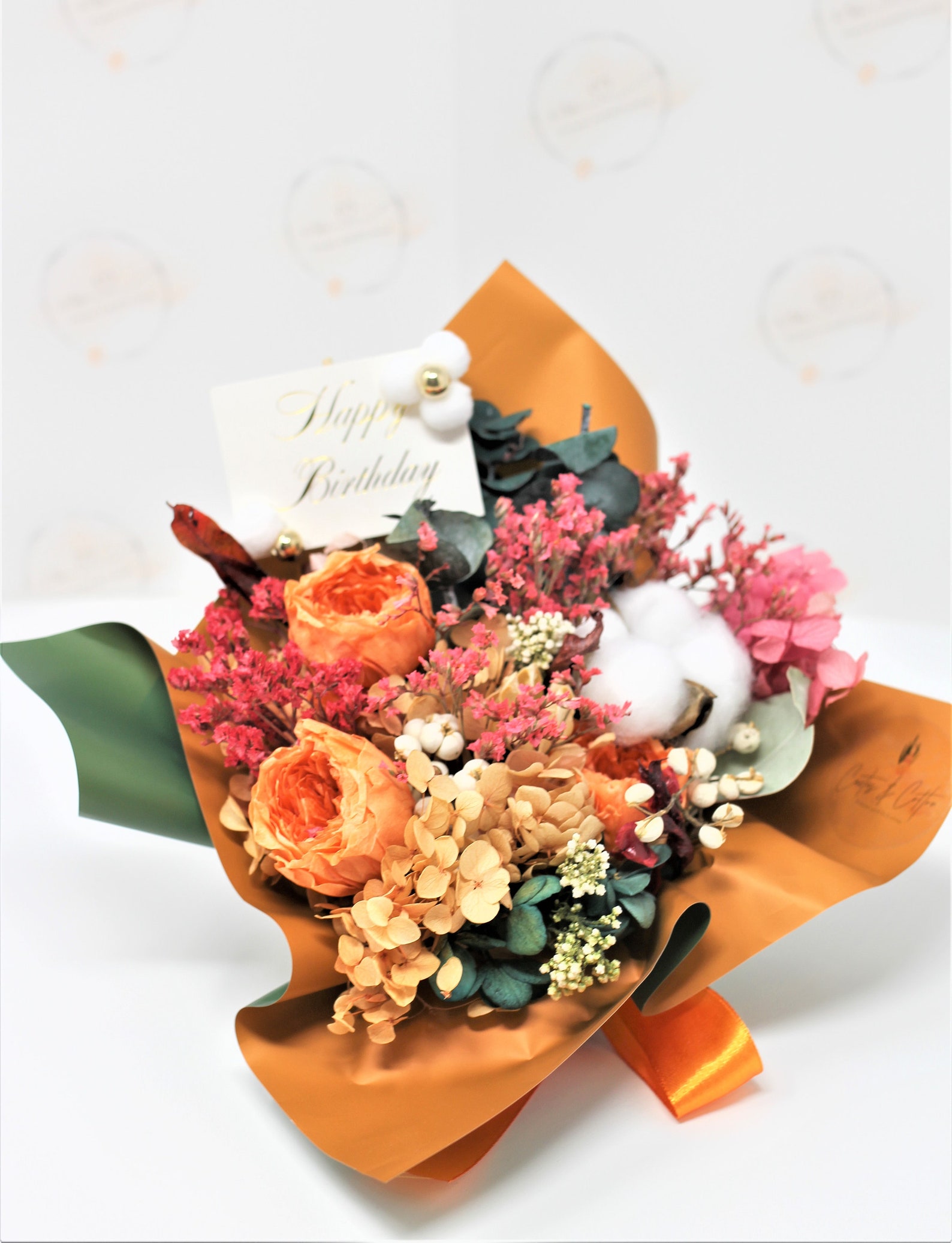 Floral home decor sleeping roses bouquet Etsy