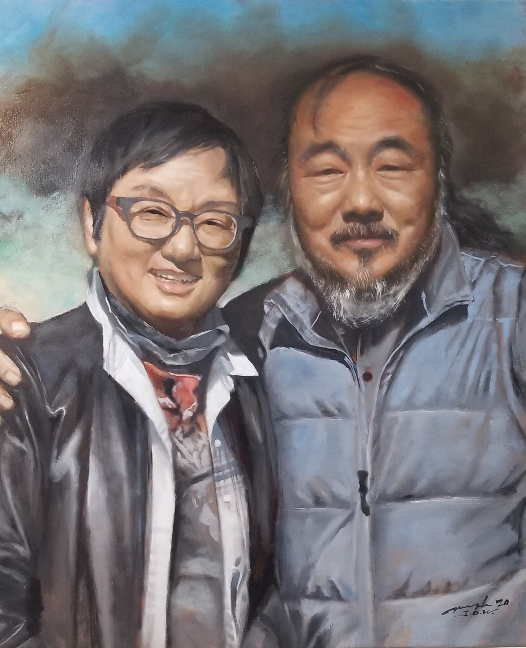 Custom Portrait Painting With Oil on Canvas - Etsy UK