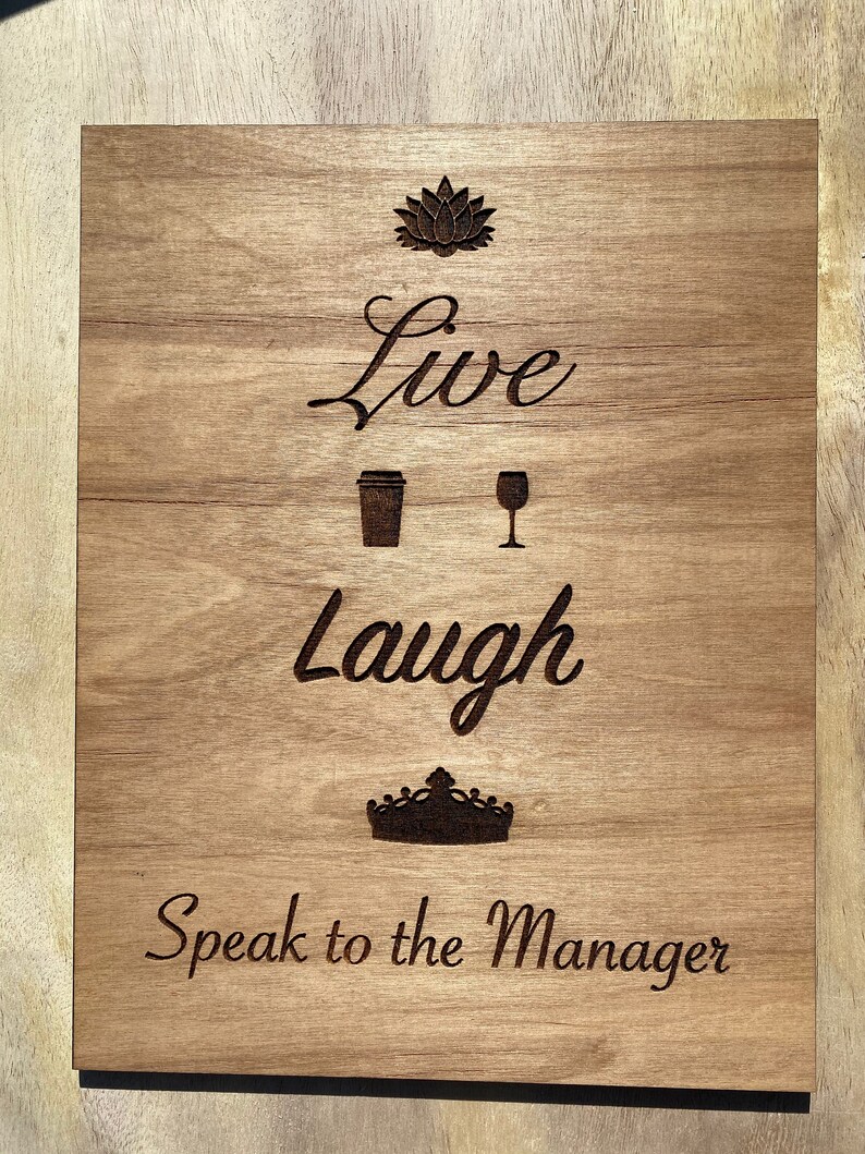 Wood Sign Custom Not Yet Created