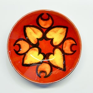 A Vintage Bowl by Poole Pottery in Delphis Pattern No. 56
