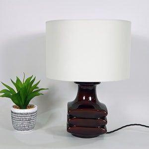 Cari Zalloni for Steuler Lamp base in Chocolate Brown