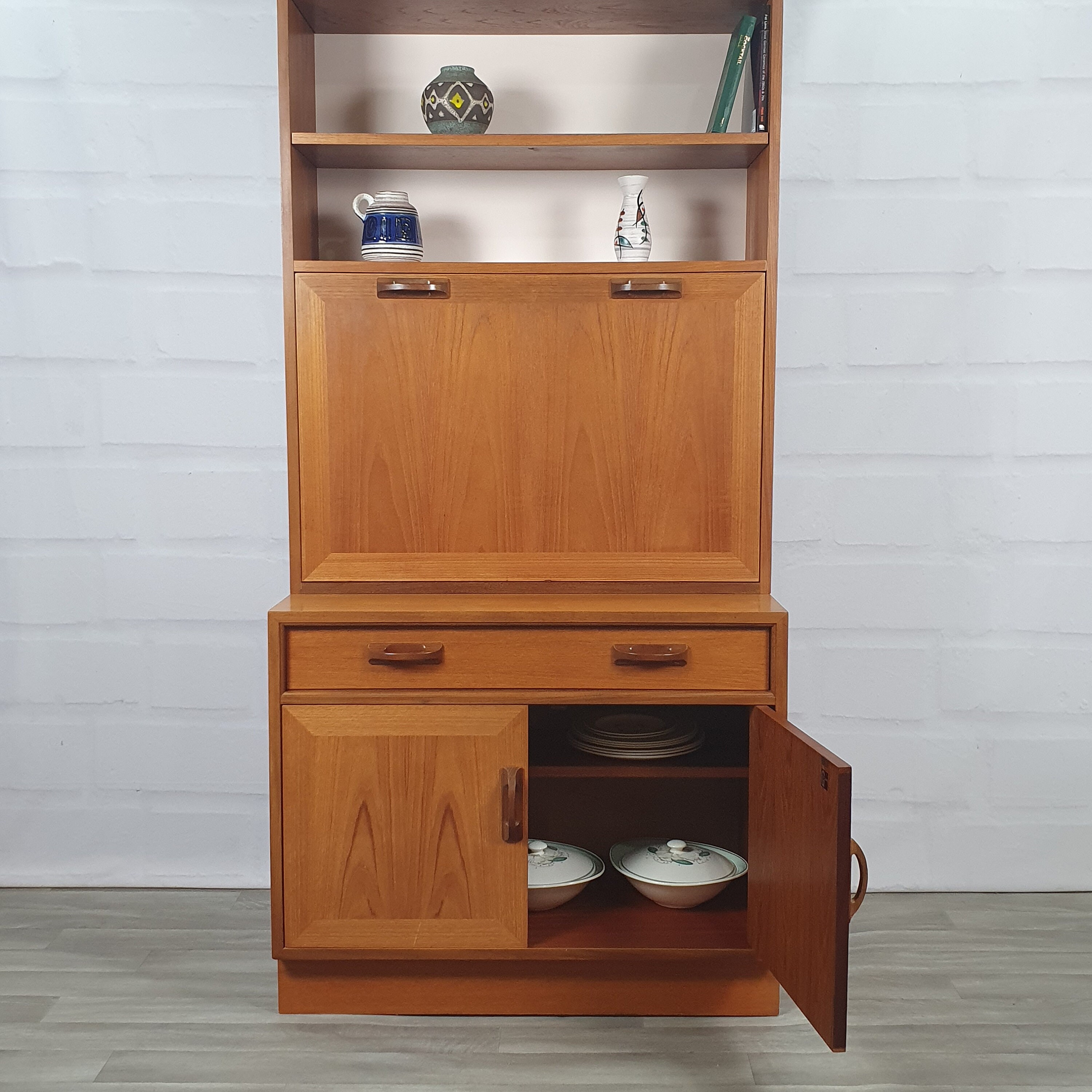 G Plan Sierra Wall Unit Drinks Storage and Display Etsy