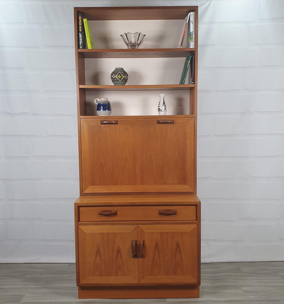 G Plan Sierra Wall Unit Drinks Storage and Display Etsy