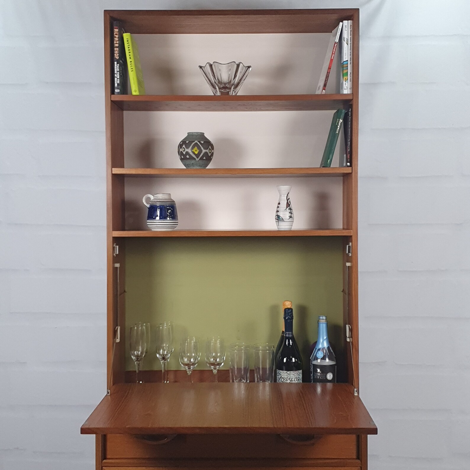 G Plan Sierra Wall Unit Drinks Storage and Display Etsy