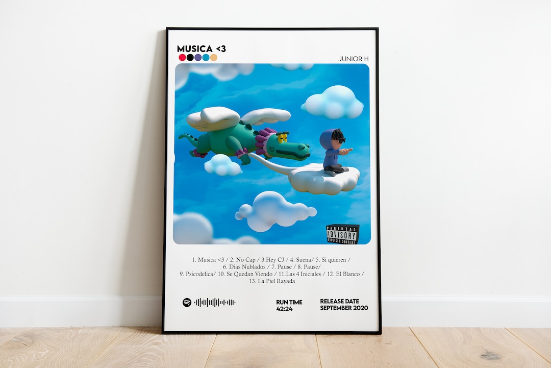 Junior H / Musica 3 / Printable Digital Cover Album - Etsy