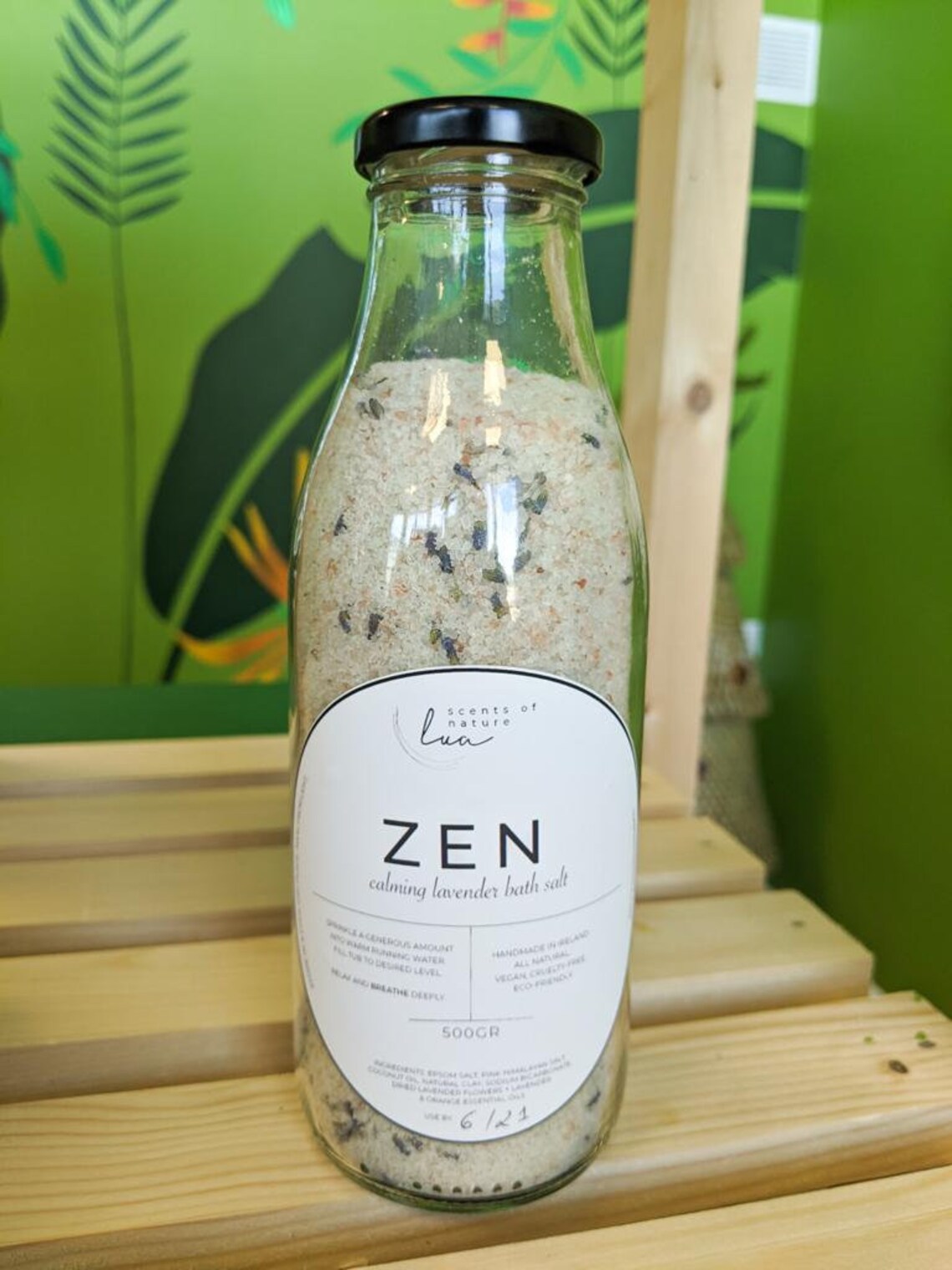 Zen Bath Salts Soak Essential Oils Vegan Handmade All Etsy