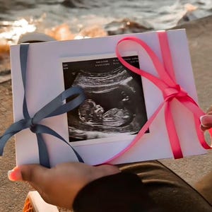 Annonce de grossesse ou le sexe de bébé -  baby shower - Future maman - annonce surprise - cadeaux original - Carte vidéo