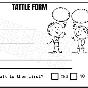 Tiktok s Viral Classroom Tattle Form Etsy