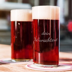 personalized Altbier glass | Your desired text engraving