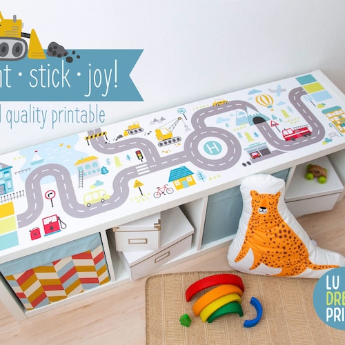 Mono Road STICKER for Ikea KALLAX Unit sticker Only Etsy