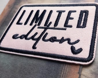 LIMITED EDITION embroidered patch