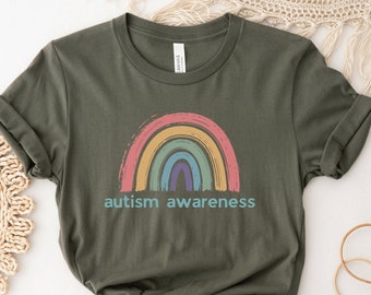 Autism Awareness Rainbow Shirt | Neurodiversity Support Tee