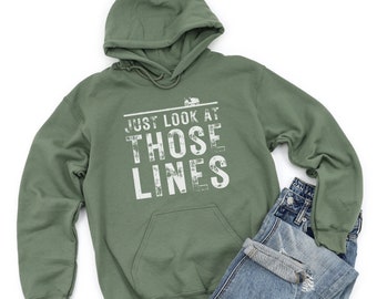Lawncare Lines Hoodie | Landscaper Dad Gift