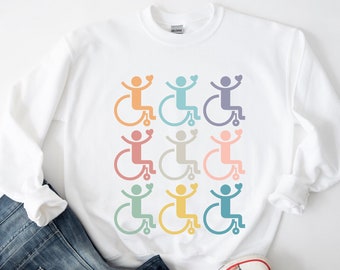 Wheelchair Sweatshirt | Inclusion Disability Awareness | Special Education | Spina Bifida | Paraplegic | Sped Teacher Advocate Shirt