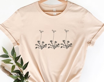 Venus Fly Trap Shirt | Carnivorous Plant Sketch Graphic Tee