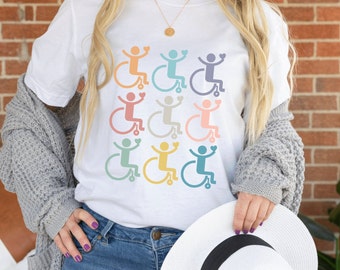 Wheelchair Tee | Disability Awareness Shirt | Inclusive SPED Gift | Parapro & Special Education Teacher Shirt | Spina Bifida Advocate