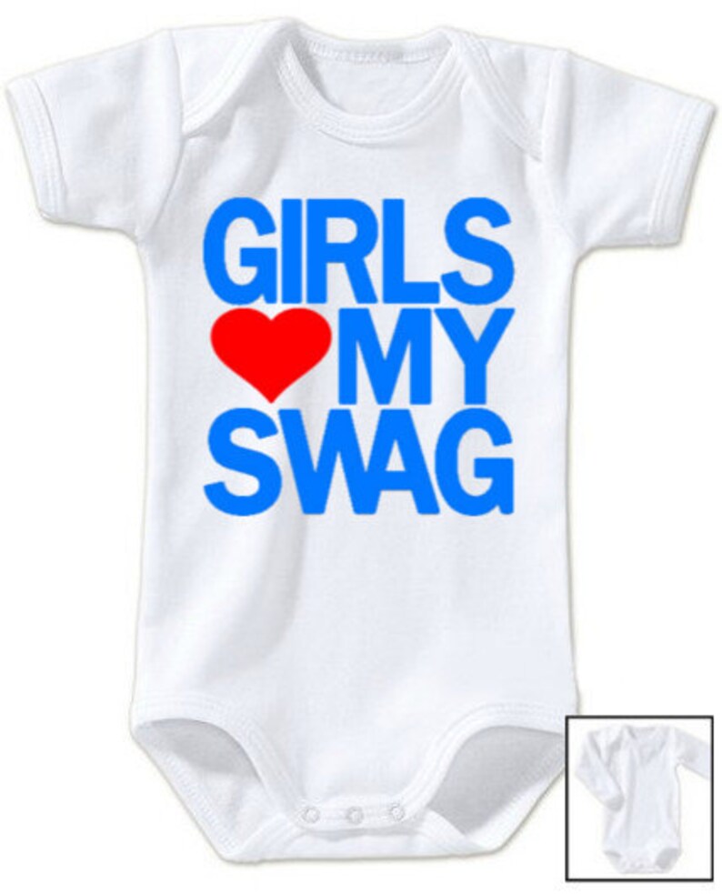 Body De Bebe Girls Love My Swag Hum062 Etsy