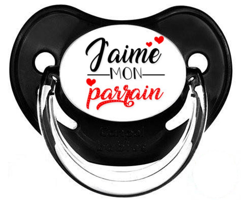 Sucette Tetine Bebe J 39 Aime New Mail Order Mon Garcon Pap169 Pois Parrain