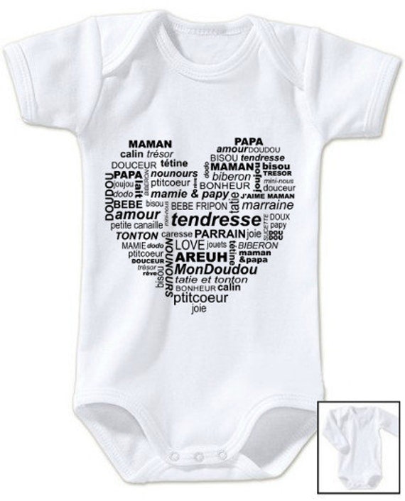 Baby Bodysuit Love Plural Ten050 Etsy