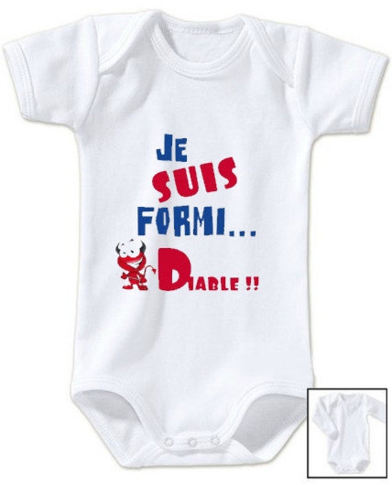 Baby Bodysuit I M Formi Dable Hum7 Etsy
