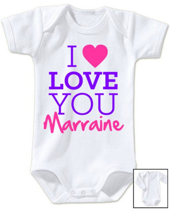 Baby Body I Love You Godmother Girl PM008 Etsy