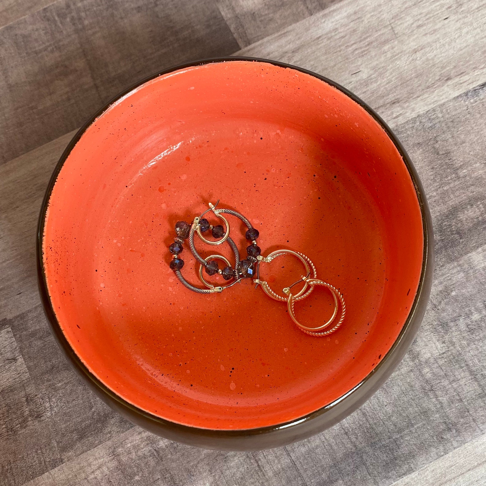 Ring Dish Key Dish Entryway Wood Trinket Dish Catchall for Etsy