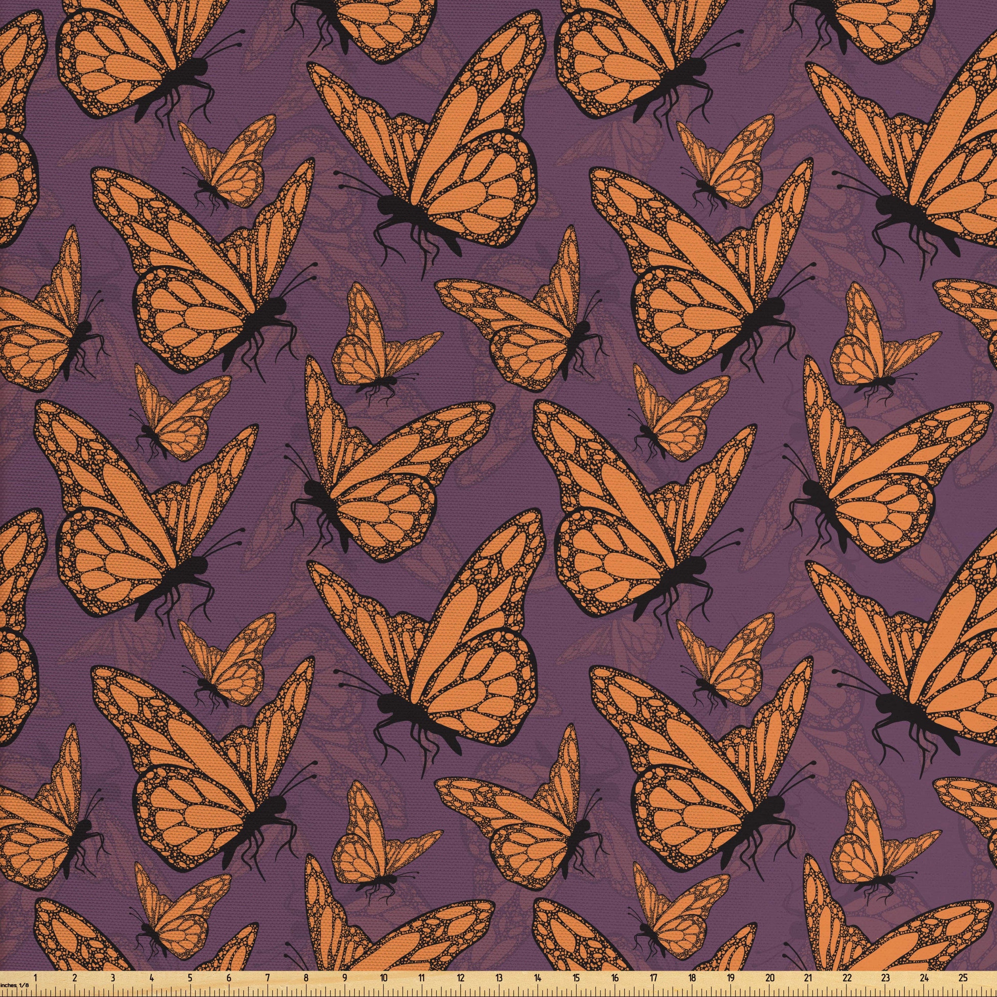 Butterfly Fabric By the Yard Roses Spring Colors Pink Floral Etsy