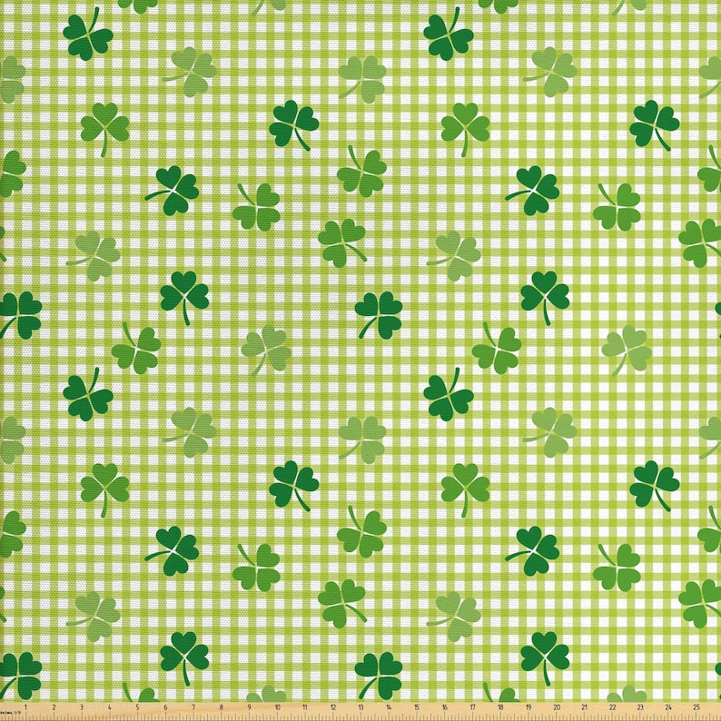 Apparel Upholstery IndoorOutdoor Use Printed and Cut Continuously to Order St Patrick/'s Day Fabric By the Yard Cooking Baking Quilting