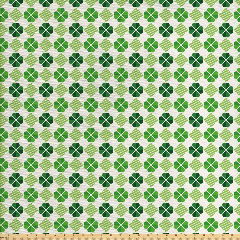 Apparel Upholstery IndoorOutdoor Use Printed and Cut Continuously to Order St Patrick/'s Day Fabric By the Yard Cooking Baking Quilting