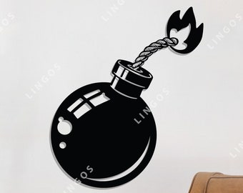Bomben-Schnitt-Datei - Laser Cut, CNC, Laser Cut, Laser Cut, CNC Laser Cut Datei (Download)