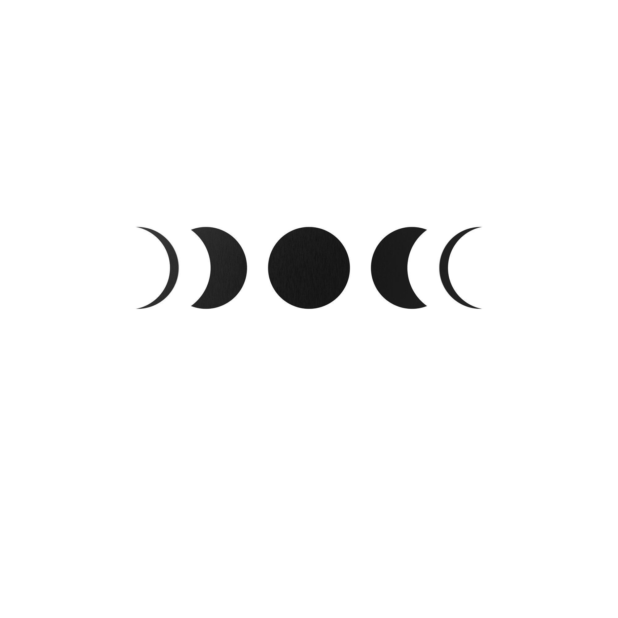 Lunar Phase SVG Bundle Moon Cycle Vector Cricut Crescent Etsy