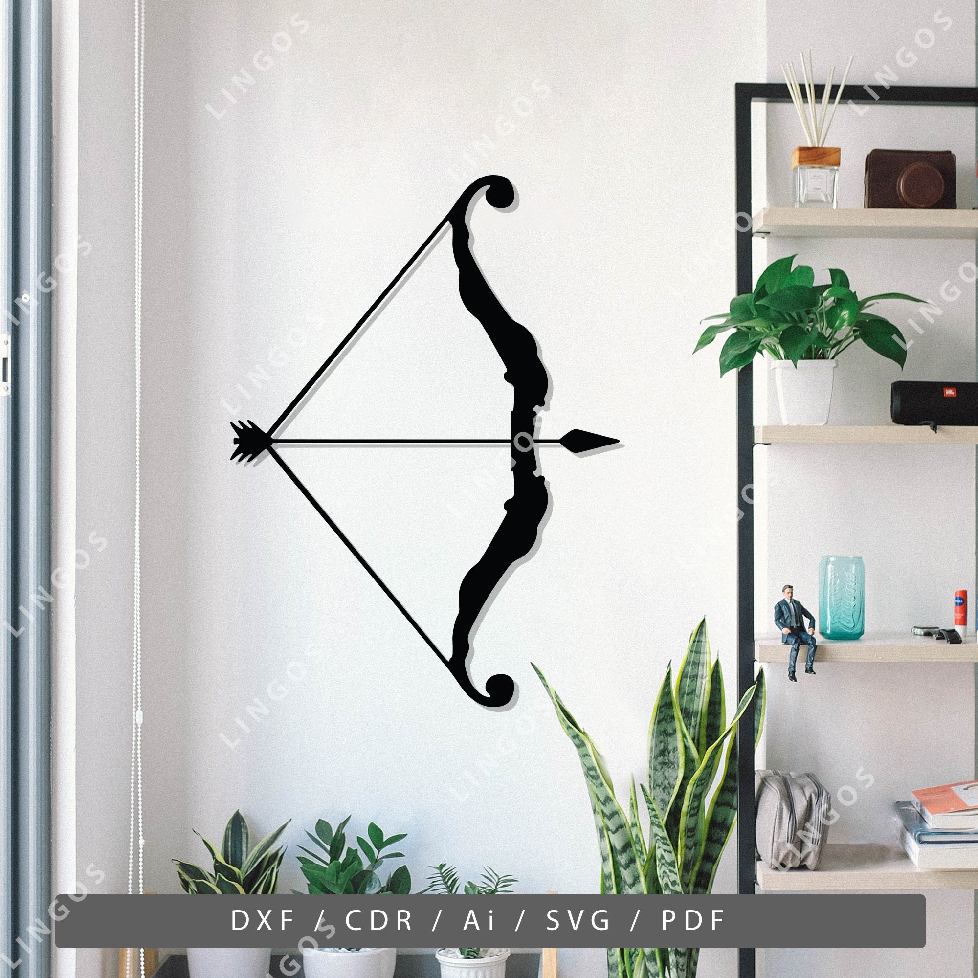 Arrow Design Laser Cut Files: SVG DXF CNC Router (digital Download) - Etsy
