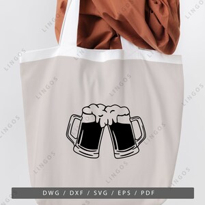 Beer SVG Bundle, Ale Vector, Barrel DWG, Beers Cheers Dxf, Beer Mugs ...