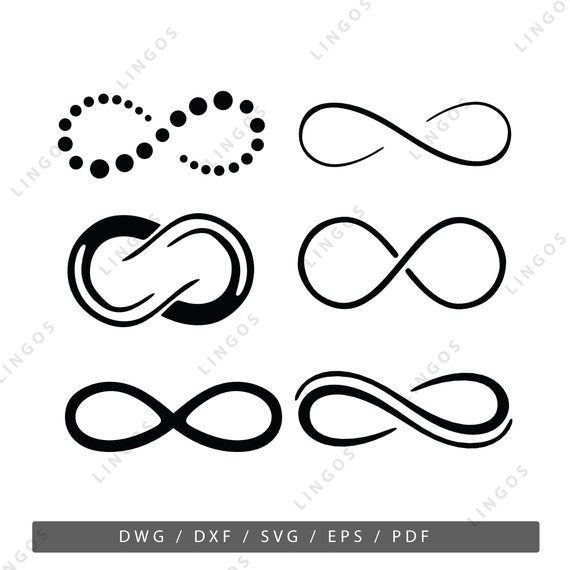 Infinity Symbol Bundle Svgdigital Files Vector Pdf - Etsy