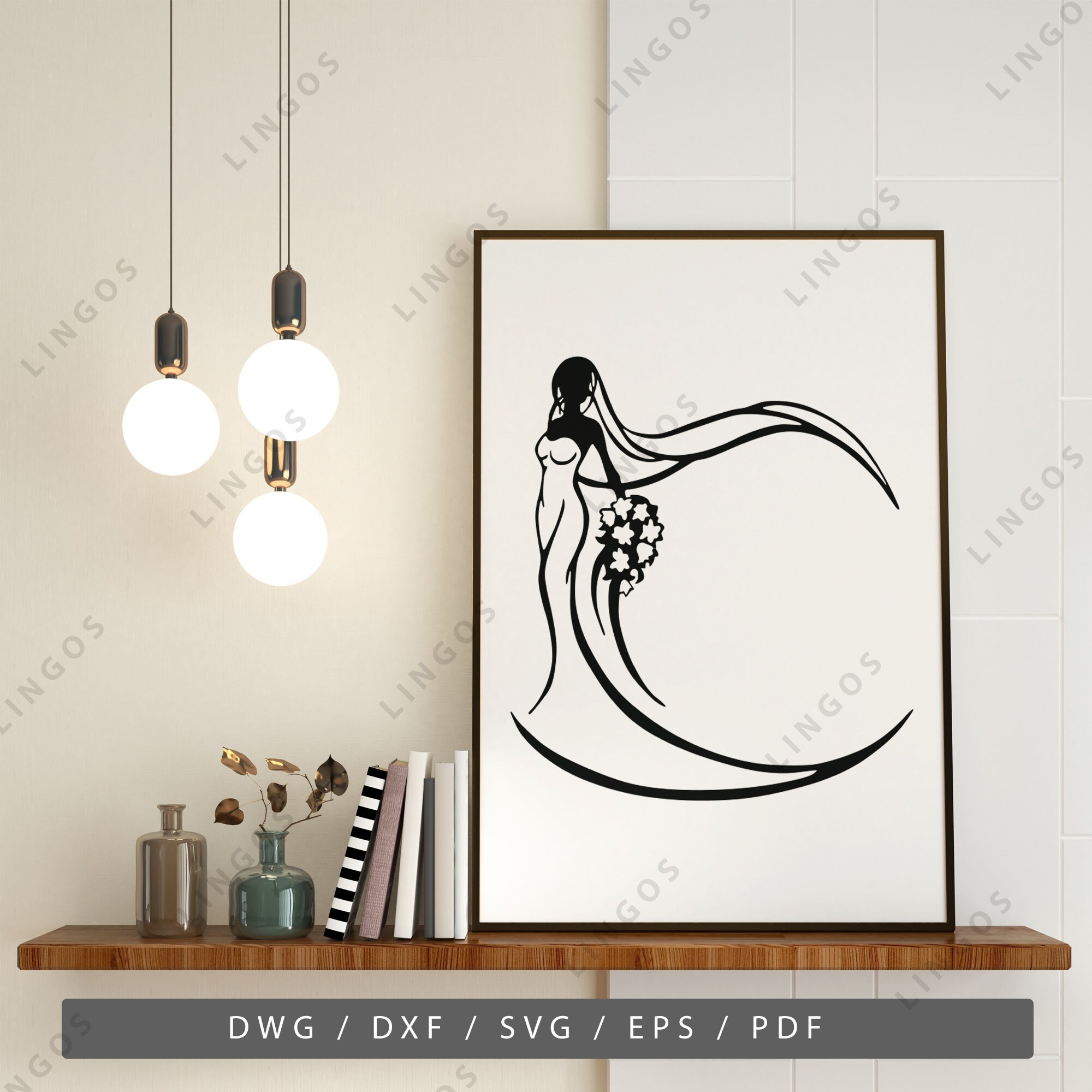Wedding SVG Bundle Bride and Groom Vector Bridal PDF DWG | Etsy UK