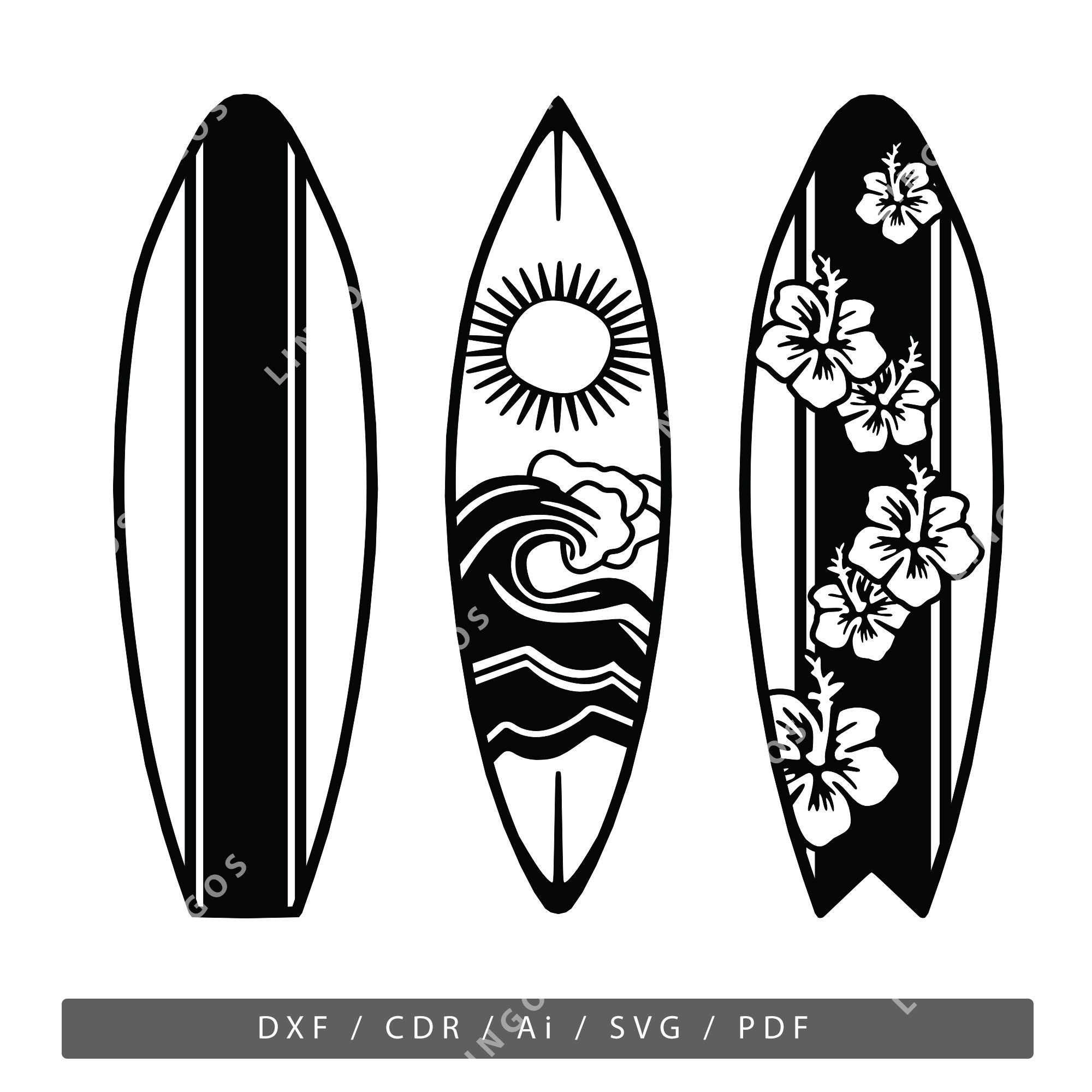 Surfing svg cut file, instant download beach surf clipart, summer surfer  design, surfboard printable vector silhouette - So Fontsy