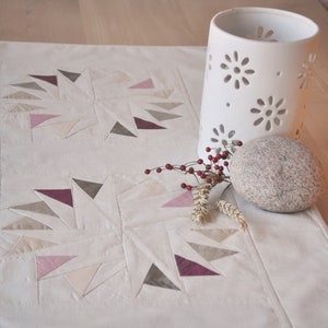 FPP Block Pattern English + German - Flying Geese Circle - Foundation ...