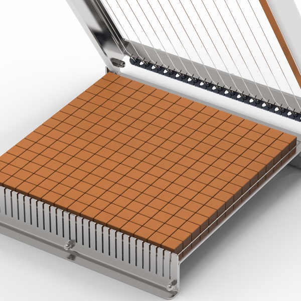 Emporte-pièce pour guitare, base 24 cm / espacements 15, 30, 45, 60, 75, 22,5, 37,5, 52,5, 67,5 mm, emporte-pièce pour confiserie, séparateur pour bonbons, pâtissier guitare