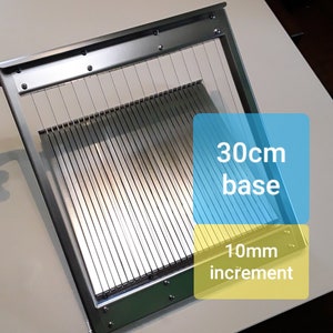 Guitar cutter 30cm base / 10, 20, 30, 40, 50, 60mm spacings, confectionery cutter, divider for candies, pastry guitar