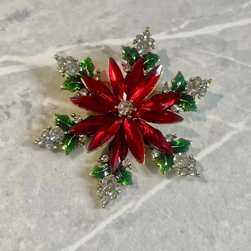 Snowflake Brooch Pin - Etsy