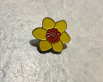 St George’s Daffodil Flower Enamel Pin - St George’s Day