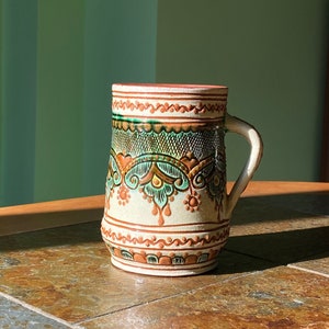 Beer glass Handmade Ceramic beer mug Best man gift image 1
