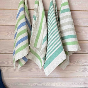 Rustic Linen Towels, Kitchen Dishcloth Heavy Weight, Durable Rustic Towel